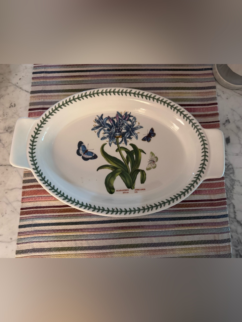 Portmeirion botanic garden oval dish, like new